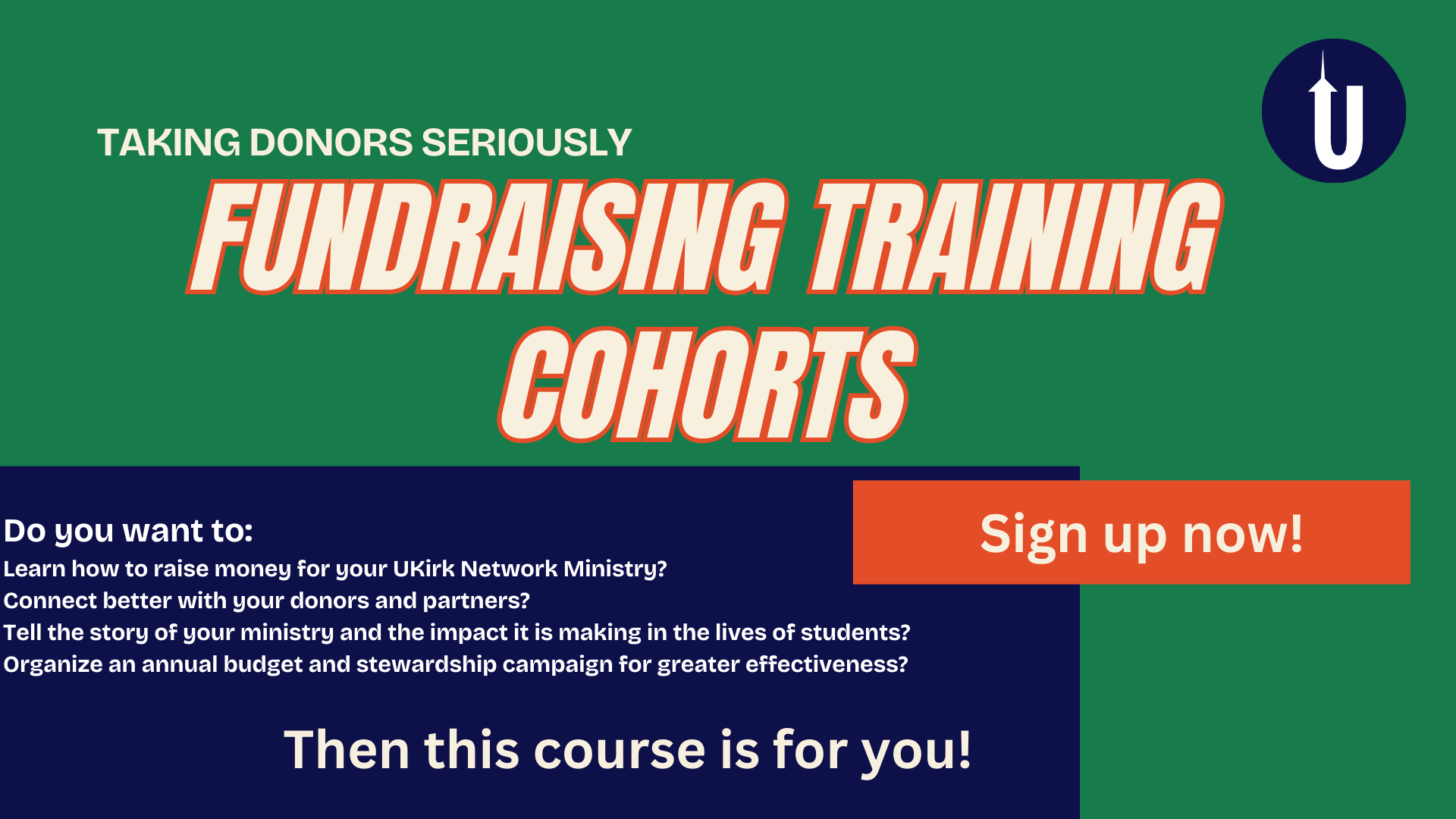 2025 Fundraising Training Cohorts