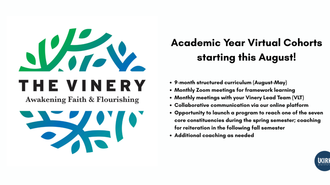 Academic Year Virtual Cohorts for Congregations