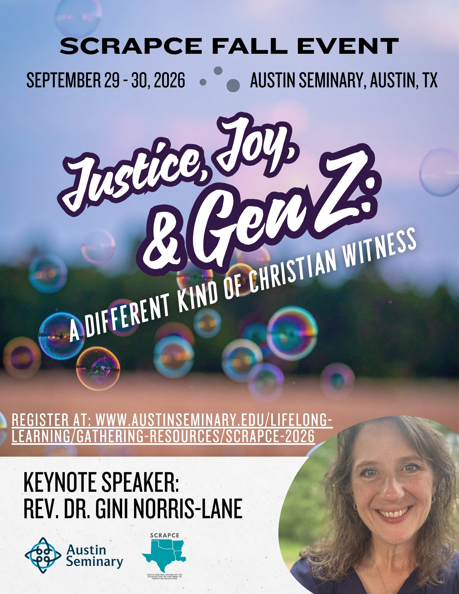 SCRAPCE Conference: Justice, Joy, and Gen Z: A Different Kind of Christian Witness